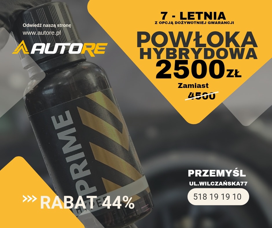 🔥 HYPER PRIME – HYBRYDOWA POWŁOKA CERAMICZNA DO 7 LAT OCHRONY 🔥
Technologia, która zostawia zwykłe ceramiki daleko w tyle.
To nie jest standardowa powłoka.
To Hyper Prime – zaawansowana powłoka hybrydowa, stworzona z połączenia:
⚛ SiO₂ (dwutlenek krzemu) – twardość i odporność
⚫ grafenu – właściwości hydrofobowe i antystatyczne
🧬 nanorurek węglowych (CNT) – ekstremalna wytrzymałość i stabilność
🔗 elastycznych polimerów – odporność na mikrorysy i pracę lakieru
Efekt?
💎 niesamowita szklistość i głębia koloru
🛡 ochrona lakieru nawet do 7 lat lub 110 000 km
♾ możliwość przedłużenia gwarancji dożywotnio
💦 maksymalna hydrofobowość – woda i brud uciekają z powierzchni
☀ ochrona przed UV, solą, chemią i utlenianiem
To rozwiązanie dla osób, które chcą najwyższego poziomu zabezpieczenia — bez kompromisów.
⛔ PROMOCJA DOSTĘPNA TYLKO TERAZ
⛔ liczba miejsc ograniczona
⛔ kto pierwszy – ten zabezpiecza auto na lata
📩 Napisz wiadomość prywatną i zarezerwuj termin.
Hyper Prime to nie kosmetyka. To inwestycja w stan i wygląd Twojego auta na lata.

 #powłokiochronne #promocja #hyper #autore #przemyśl HYPER